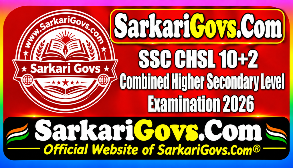 SSC CHSL Apply Online 2026